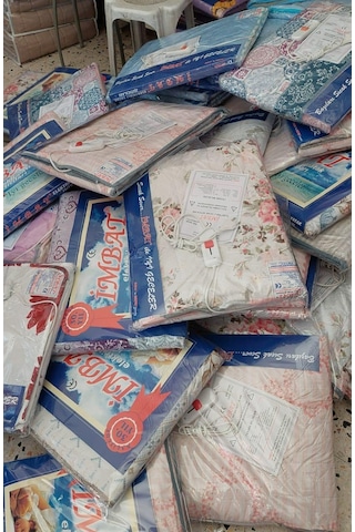 İmbat Keçeli Çift Kişilik Elektrikli Battaniye 120x150 Çok Renkli
