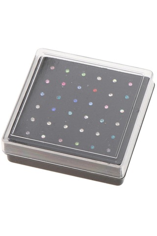 Homyl 36 Parça 316l Paslanmaz Çelik Burun Saplama Yüzük Body Çok Renkli