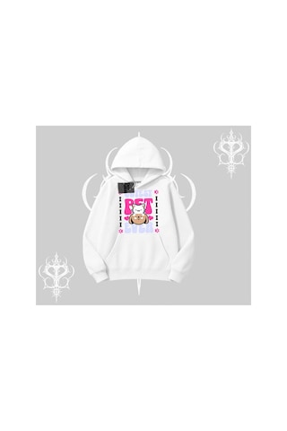 Best Pet Ever Baskılı Kapşonlu Sweatshirt