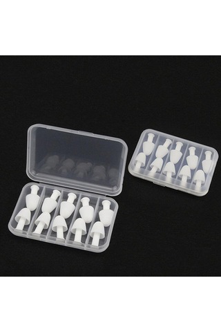 Gürültü Önleyici Silikon Uyku Kulak Tıkaçları Yüzme Kulak Tıkaçları Set Kutusu