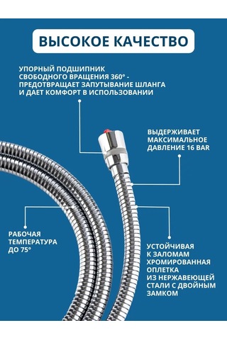 Behome Dönel Koruyucu Duş Hortumu 97494940 Gri