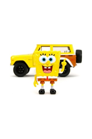 Jada Sünger Bob 1973 Ford Bronco Model Aracı Ve Figür