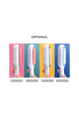 Vkemall Kedi Köpek 4'lü Fonksiyonlu Tüy Temizleme Aleti - Dökülen Tüy Alma, Masaj, Saç Temizleme, Güzellik Bakıcısı - Pembe Kısa Dişli Ve 10 Lü Islak Mendil Seti