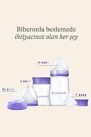 Lansinoh® NaturalWave® 2'li Biberon Emziği Hızlı Akışlı (6 Ay+)