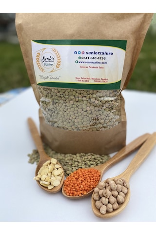 Şenler Doğal Yeşil Mercimek 1 KG