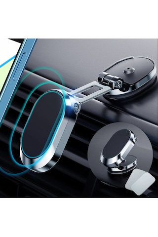 Auris H10 Torpidoya Yapışan Manyetik Araç İçi Telefon Tutucu