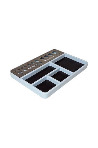 Konesam Model Tamiri İçin Manyetik Tabanca, Çok Boyutlu Daireli Ve Altıgen Delikli, Paslanmaz Çelik Ve Dayanıklı Plastik, Füme Gri