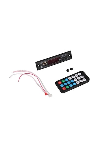 Powermaster M517 Oto Teyp Dijital Player Board Usb/aux/sd/fm/bluetooth Kumandalı Mikrofonsuz Çevirici 12v-500ma