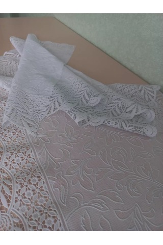 Stylishlook Ajurlu Dantel Pvc Peçete 212019809 Beyaz