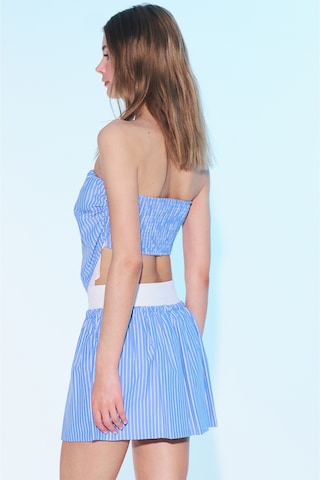 Sagaza Studio Ss6022 Beli Lastikli Etek İndigo
