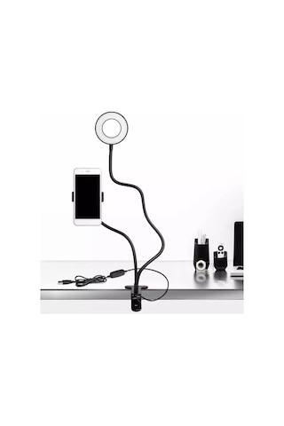 Led Masa Lambası Ring Light Led Stüdyo Işığı Akrobat Lamba