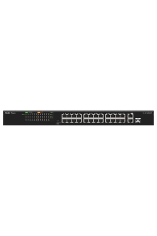 Reyee Rg-es126fgs-lp 24 Port 10/100 24 Port Poe 2 Port Uplınk + 1 Sfp 180 Watt Yonetılemez Ra