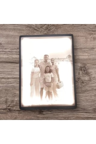 Lithophane Led Işıklı Kişiye Özel Fotoğraf Çerçevesi Sevgililer Günü Hediyesi