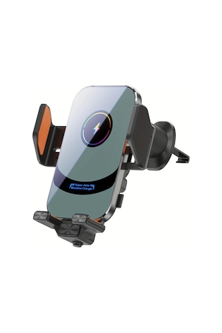 Honeybeeshop Simli 15w Kablosuz Araba Sarj Cihazi Qi Hizli Sarj Otomatik Kelepce Hava Kanali Telefon Tutucu İphone Uyumlu 15 14 13 12