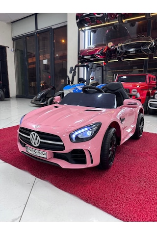 Poyraz Akülü Aşiret Paket Akülü Araba Özel Plaka 12v Pembe