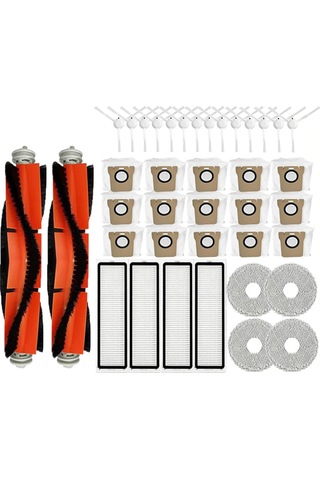 Xiaaokeji Xıaomı Mijia Omni 1s B116 X10+ Ana Yan Fırça Filtre Toz Torbası İçin