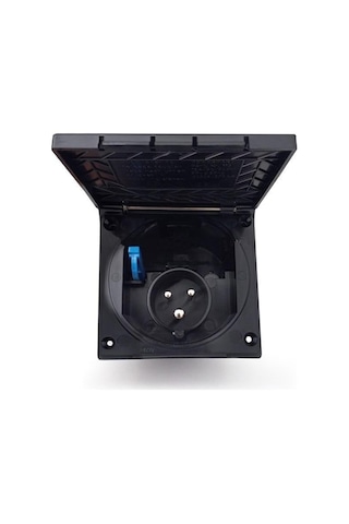 Shuıvan Dış Elektrik Besleme Prizi Kapaklı Emniyetli 16ah - Siyah-958