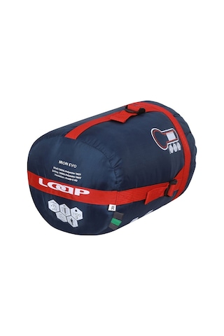 Loap Iron -5 C Sağ Fermuar Uyku Tulumu Siyah-kırmızı Siyah