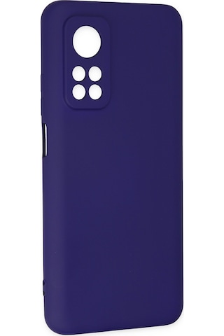 Newface - 211 - Xiaomi Mi 10t Kılıf Nano İçi Kadife Silikon - Csmo-tex - - Mor