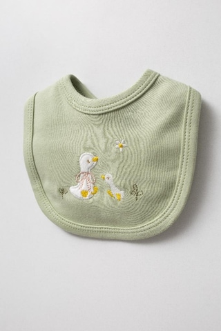 Bebitof %100 Pamuk Sevimli Ördek Desenli 5 Parça Yenidoğan Hastane Çıkışı Zıbın Seti Bbtf.ysl.20219 Yeşil