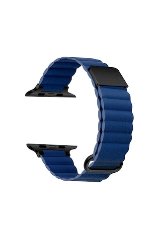 Watch 40mm Uyumlu Krd-78 Pu Deri Kordon Strap Kayış Cppl- Siyah
