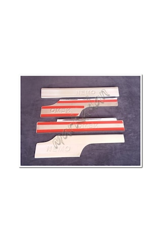 Citroen Nemo Krom İç Kapı Eşiği 2008 Sonrası 4 Parça Paslanmaz Çe