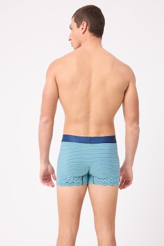 L'espadon Maritime Elite Koleksiyonu Elastik Konforlu Bel Bantlı Çizgili Erkek Trunk Boxer-3239 Okyanus