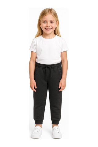 Beli Lastikli Çocuk Jogger Eşofman Altı - Alc St09272 Gri