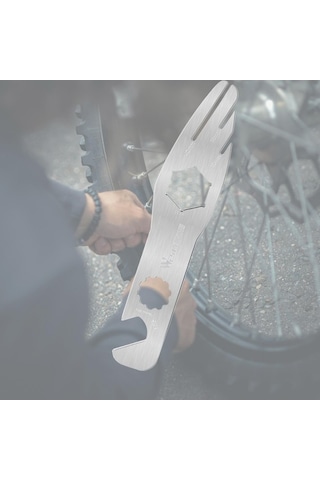 Pazly Dağ Bisikleti Pedal Sökücü Anahtarı - Sökme Onarım Aleti - Arjantin Model Gri