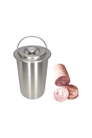 Termometreli 304 Paslanmaz Çelik Jambon Pres Makinesi, Et Kümes