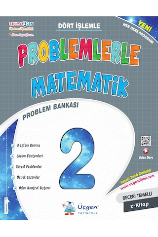 2.sınıf - Üçgen Süper Üçlü Tüm Dersler + Oku Anla + Problemler+hediye Smiling Practice
