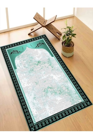 Keçe Seccade Namazlık Kaymaz Taban, Süngerli Diz Dostu Tasarım Ahs958 Çok Renkli