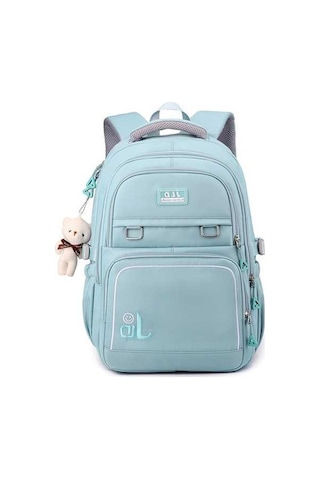 Flybuy Taşıma Su Sığar, Renkli Rahat Okul Maiyame Laptop Kadın Geçirmez Çok Çok Cepli, Çantası 15.6 - Vq Çok Renkli