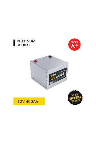 Werer Energy 12V 400Ah LiFePO4 Platinum Series Bluetooth'lu Lityum Demir Fosfat Akü