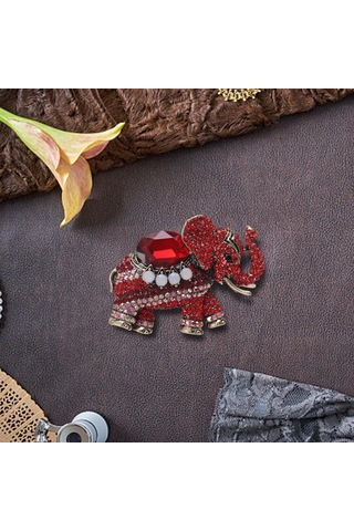 Suntek Gelin Takım Yıldönümü Kırmızı Için Yaka İğnesi Kırmızı