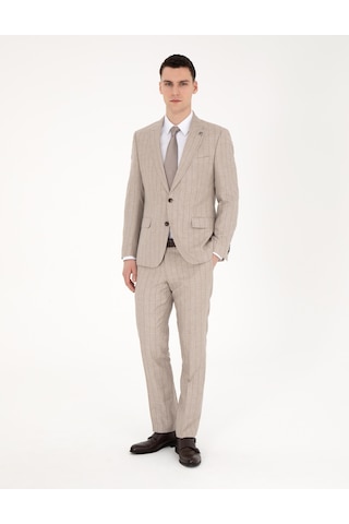 Pierre Cardin Erkek Bej Takım Elbise 50285350-vr011 Bej