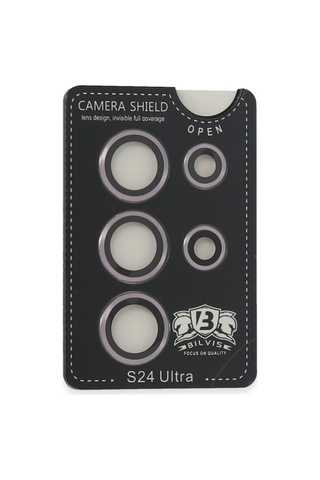 Tedar Samsung Galaxy Uyumlu S24 Ultra Bilvis Titan Kamera Lens - Derin Mor Najmaddin Standart
