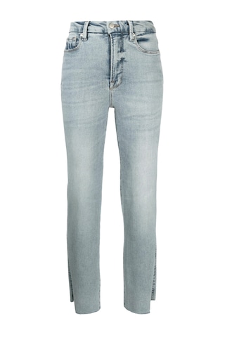 Good American Şık Ve Rahat Düz Kesim Pantolon Light Blue