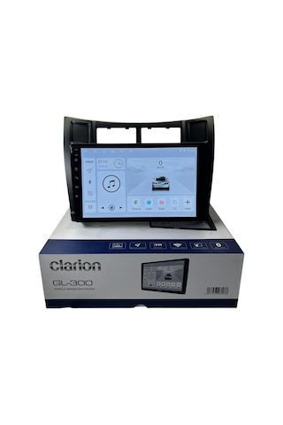 Toyota Yaris 2005-2009 Clarion 4-64 Tam Profesyonel Oem Multimedia 9"