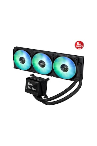 Asus Max Gaming Lc 360 Argb Lcd 360mm Siyah Sıvı Soğutucu Azaz3asu0068