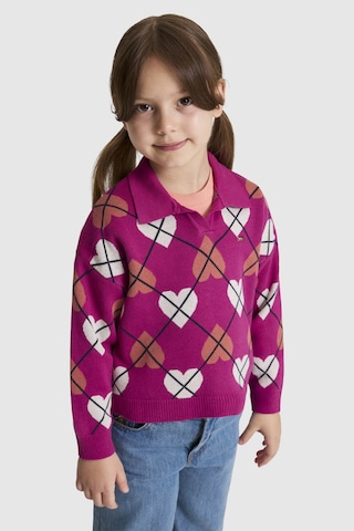 U.s. Polo Assn. Kız Çocuk Fuşya Kazak /triko 50314353-vr023 Fusya