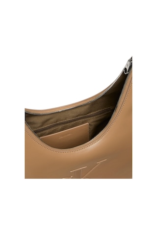 Calvin Klein Kadın Tannin Bold Crescent El Çantası-15992 Kahverengi