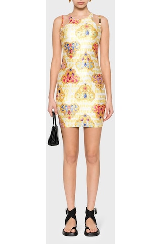 Versace Jeans Couture Bayan Elbise 76hao944 Js348 G03 Beyaz-gold