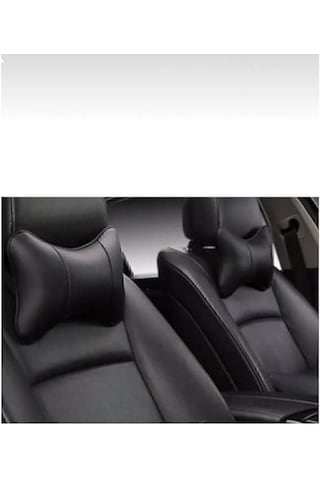 Oto Araç Boyun Yastığı Ortopedik Seyehat 2 Adet Siyah