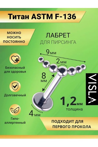 Visla Jewelry Titanyum Kulak, Helix Ve Burun Labret Piercingi 190720577 Gri