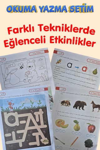 Anetil Tüm Harfler Bol Etkinlikli Okuma Yazma Setim 1. Sınıf