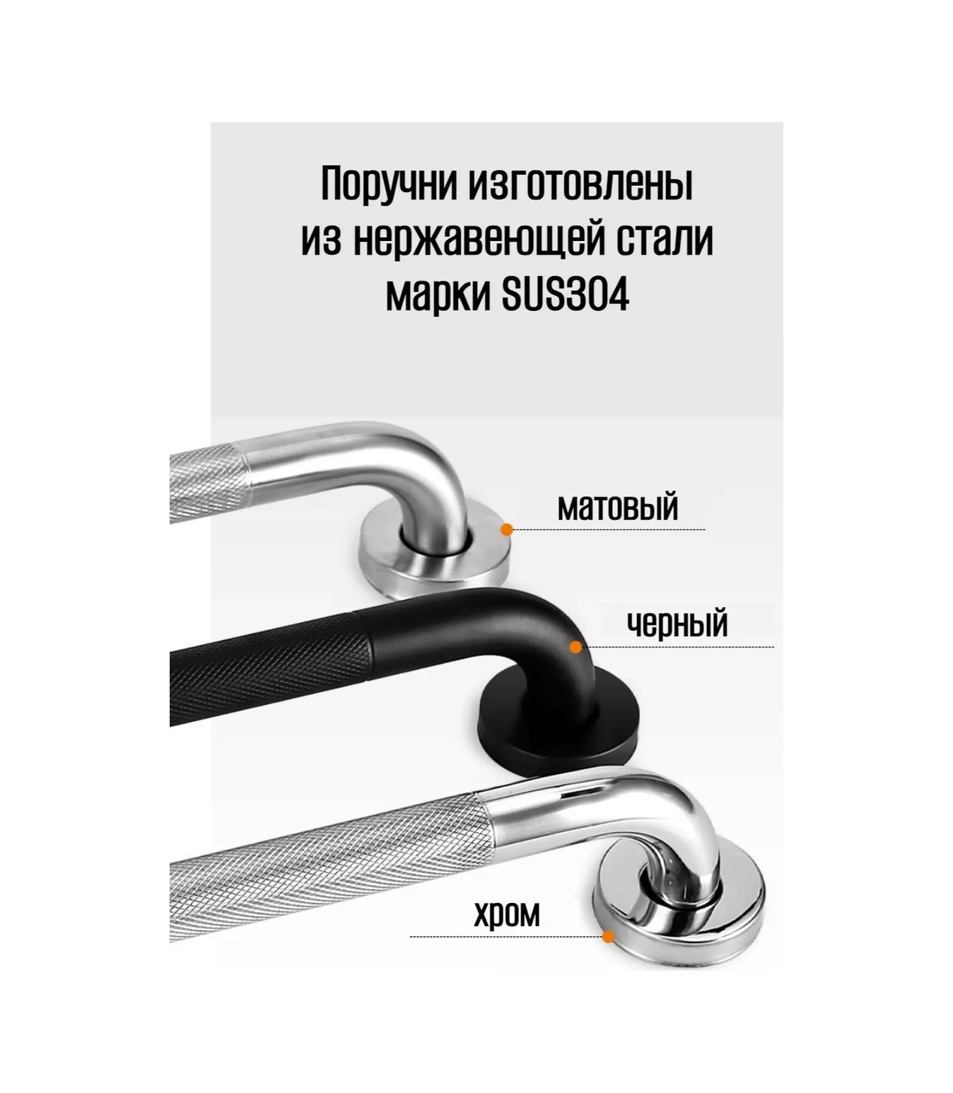 Denart Duş Başlığı İçin Duvara Monte Tutma Kolu, Yaşlılar Ve Engelliler İçin 206074298 Krom