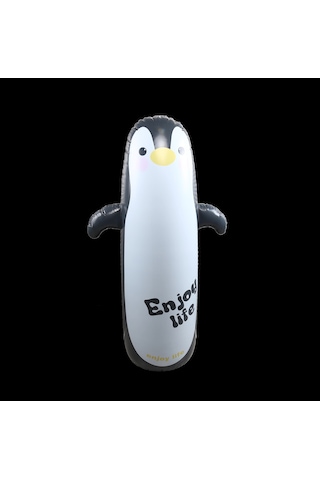120 Cm Şişme Boks Hacıyatmaz Penguen Oyuncak Büyük Boy Denge Oyuncağı Wj013
