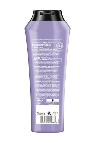 Gliss Blonde Perfector Turunculaşma Karşıtı Mor Şampuan 250 ML