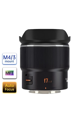 Yongnuo 17 MM F/1.7 Micro Four Thirds Otofokus Lens
